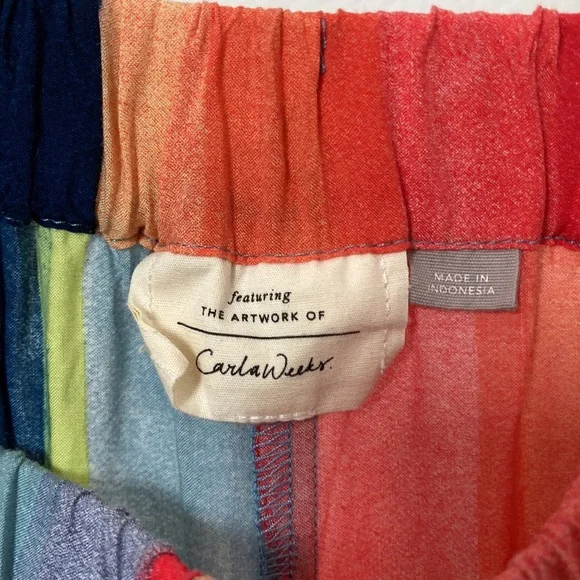 Anthropologie The Artwork Of Carla Weeks Pants 
Size LP - Picture 4 of 6